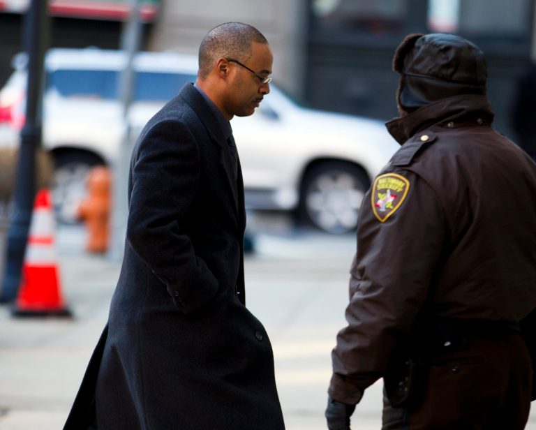 New dates for Caesar R. Goodson Jr.'s trial are now dependent when Officer William Porter's appeal is resolved. (AP Photo/Jose Luis Magana, Pool)