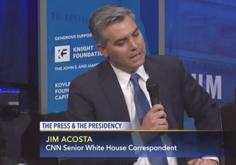 Mainstream Scream: CNN’s Acosta, ‘We’re not the opposition’