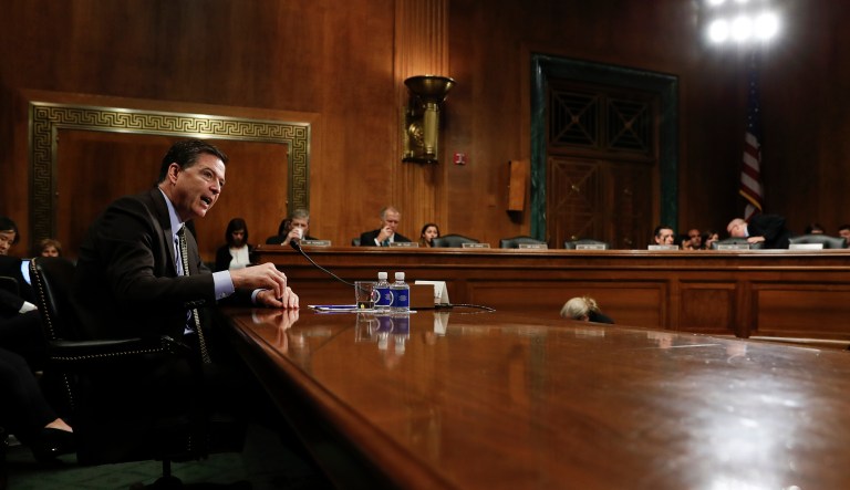 Comey's recollection of his interactions with Trump had Democrats arguing that Trump was trying to obstruct justice. (AP Photo/Carolyn Kaster)