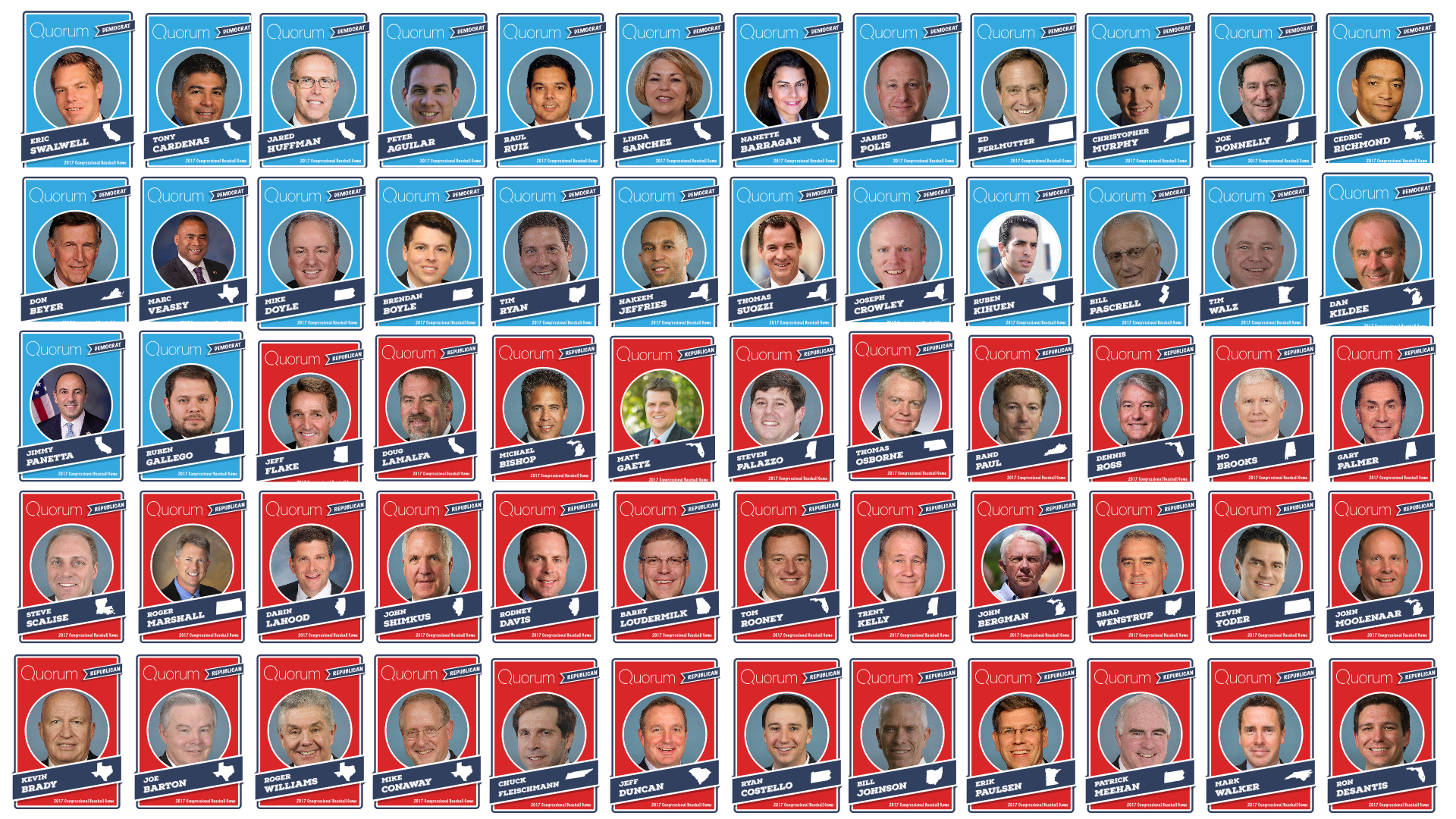 Who’s playing in the 2017 congressional baseball game?