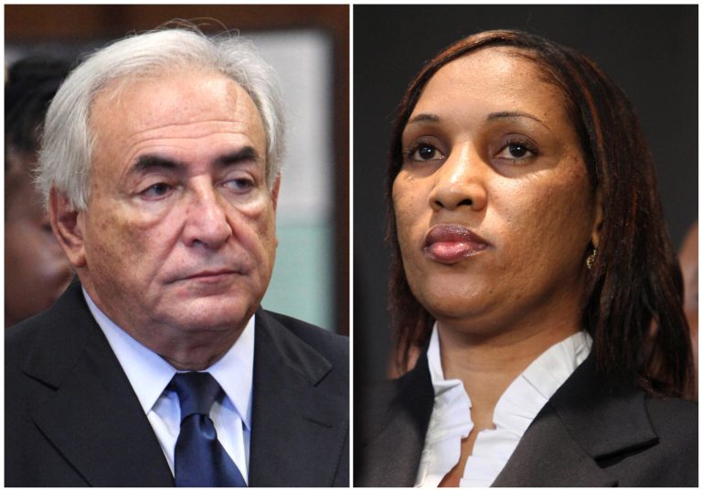   FILE - This combo made from file photos shows former International Monetary Fund leader Dominique Strauss-Kahn on June 6, 2011, left, and Nafissatou Diallo on July 28, 2011, in New York. Dialloâs sexual assault lawsuit against the former IMF leader could wrap up as soon as Monday, Dec. 10, 2012, in a quiet deal. A person familiar with the case tells The Associated Press the court date concerns a possible settlement. (AP File Photos)  