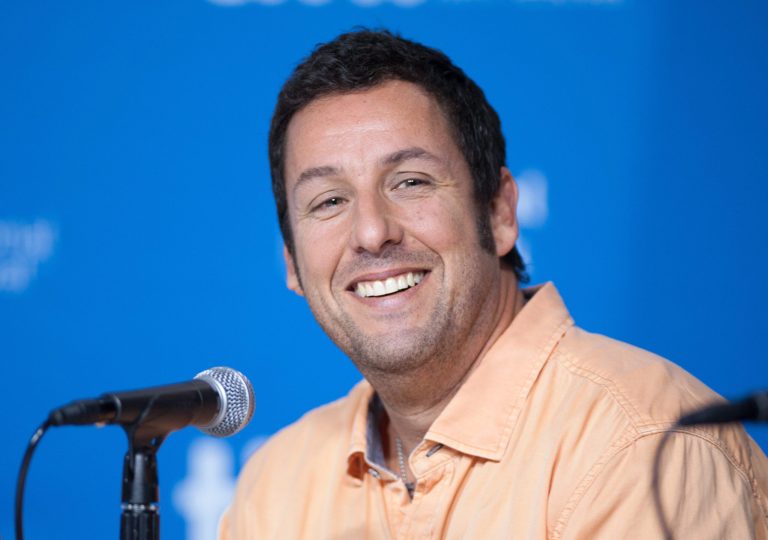 FILE - In this Sept. 6, 2014 file photo, actor Adam Sander smiles during a press conference for 