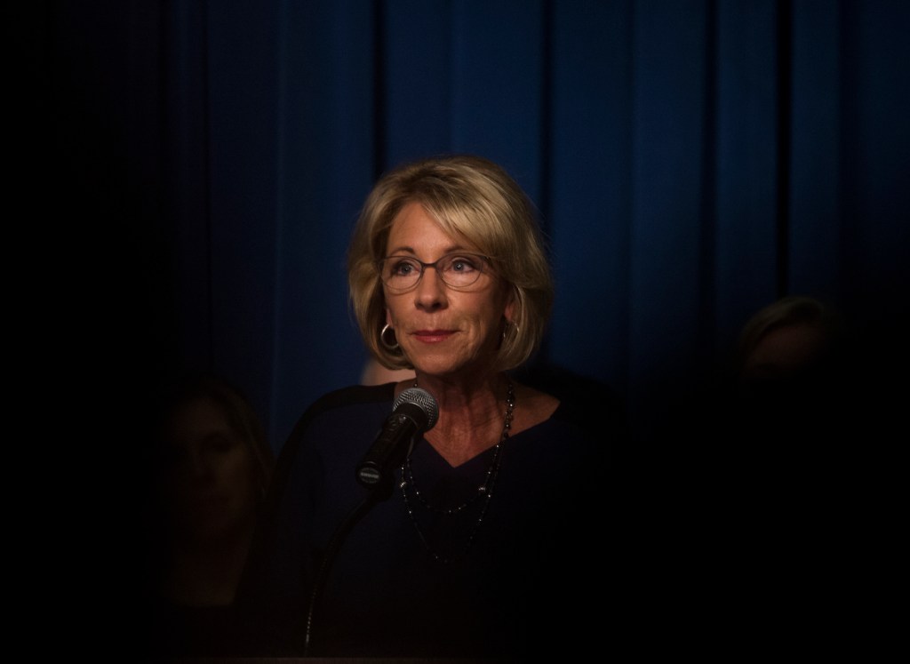 DC police investigating if Betsy DeVos was assaulted during protest