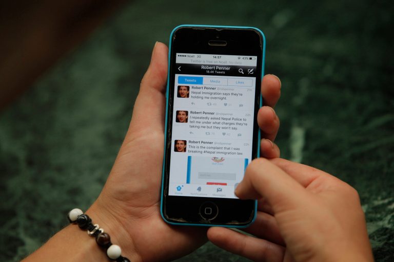 Twitter campaign targets measures that environmentalists say will increase the use of fracking. (AP Photo/Niranjan Shrestha)