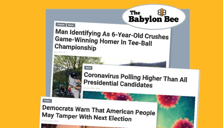 A Babylon Bee in their bonnets