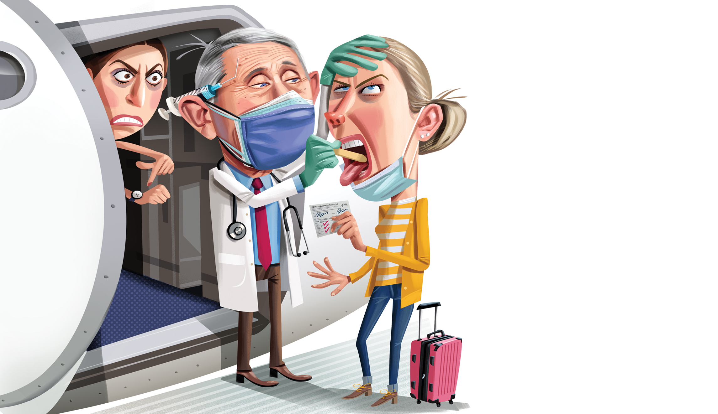 Fauci among the humans