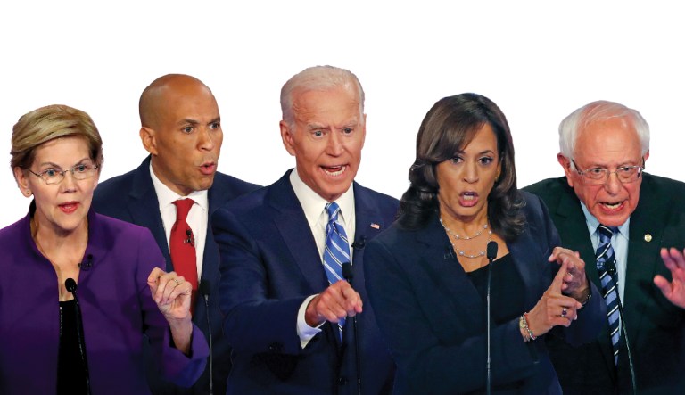 Democratic presidential candidates are turning into gloom merchants