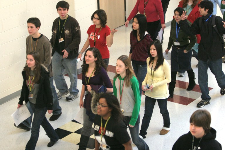 Students at Richard Montgomery High School (Examiner file photo)