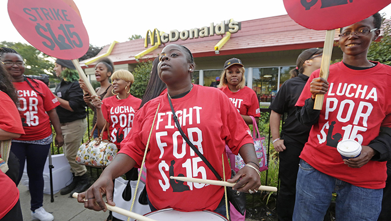 Democrats introduce $15 minimum wage bill