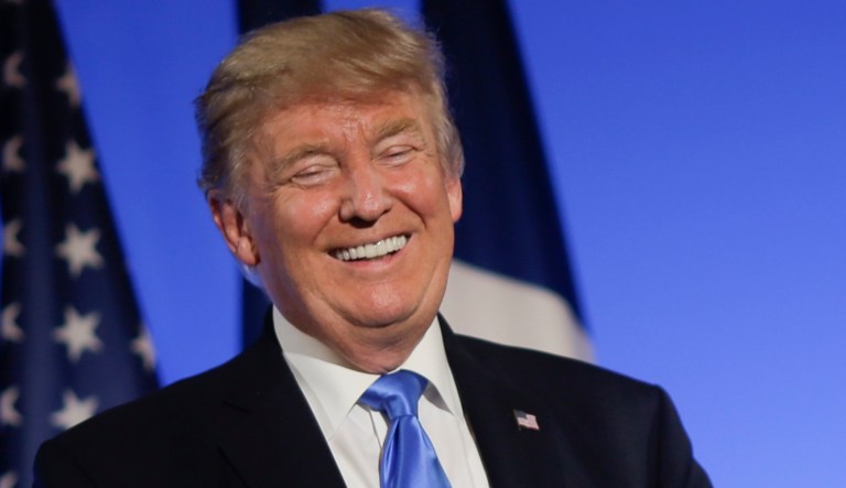 President Trump fired off a deluge of tweets Sunday morning on a range of topics from Russian meddling in the 2016 election to the Iran nuclear deal. (AP Photo/Markus Schreiber)
