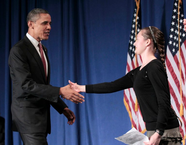 Obama talks jobs, signs patent law in Alexandria