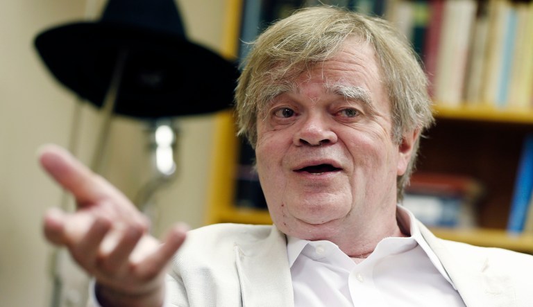A little sexual harassment, the Prairie Home Companion humorist told a crowd at the National Press Club, was necessary. (AP Photo/Jim Mone, File)