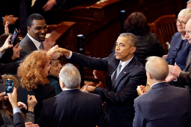 President says many Republicans share the same values despite disagreements on how to achieve them. (AP Photo/Jeff Roberson)