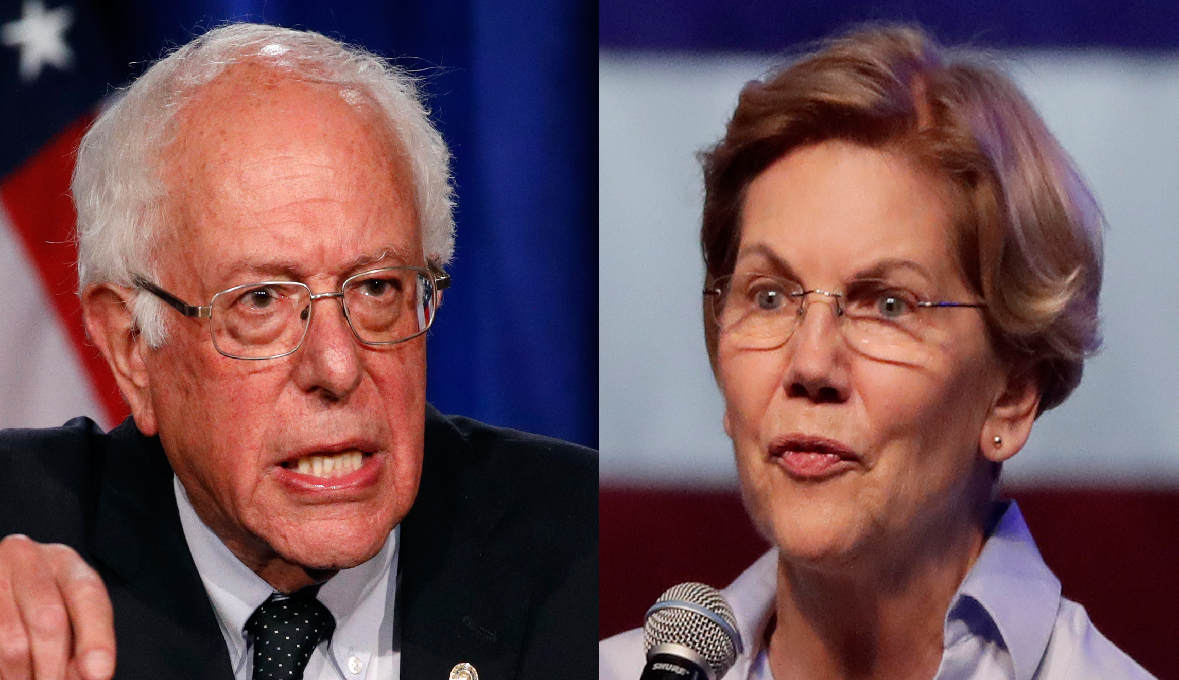 Why can’t Bernie Sanders and Elizabeth Warren be as realistic as the guy who promised to slow the rise of the oceans?