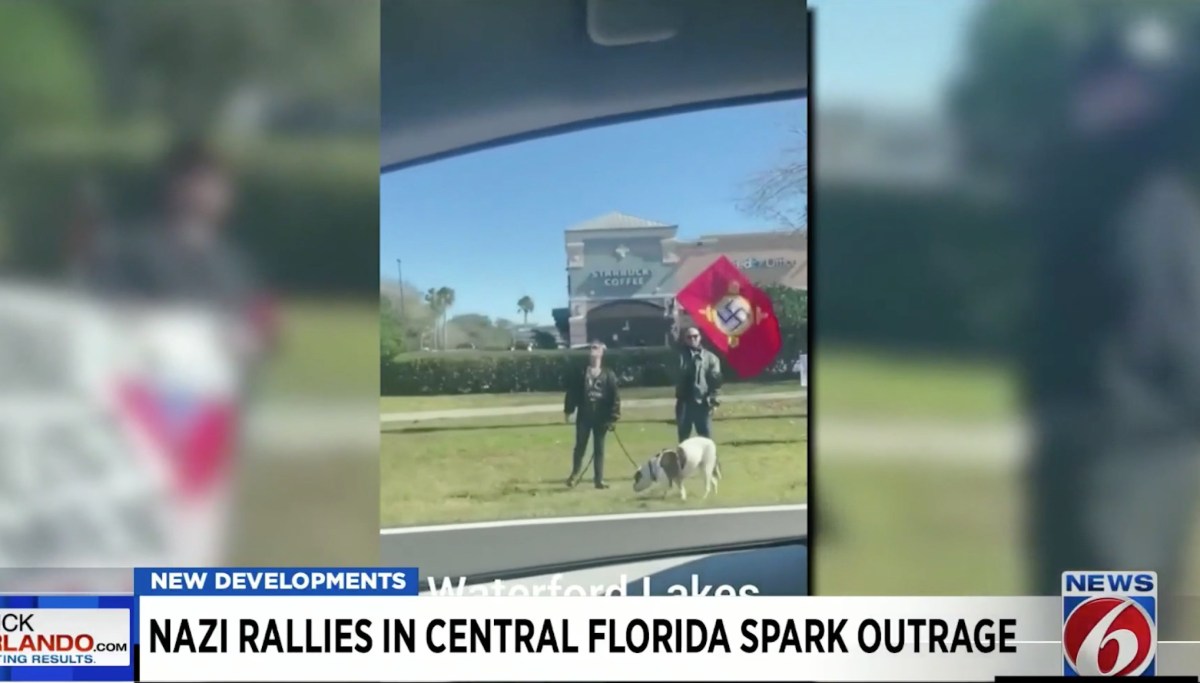 Police investigating brawl at Nazi demonstration in Florida