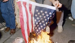 Trump's stance against flag burning undermines the Right's fight for free speech