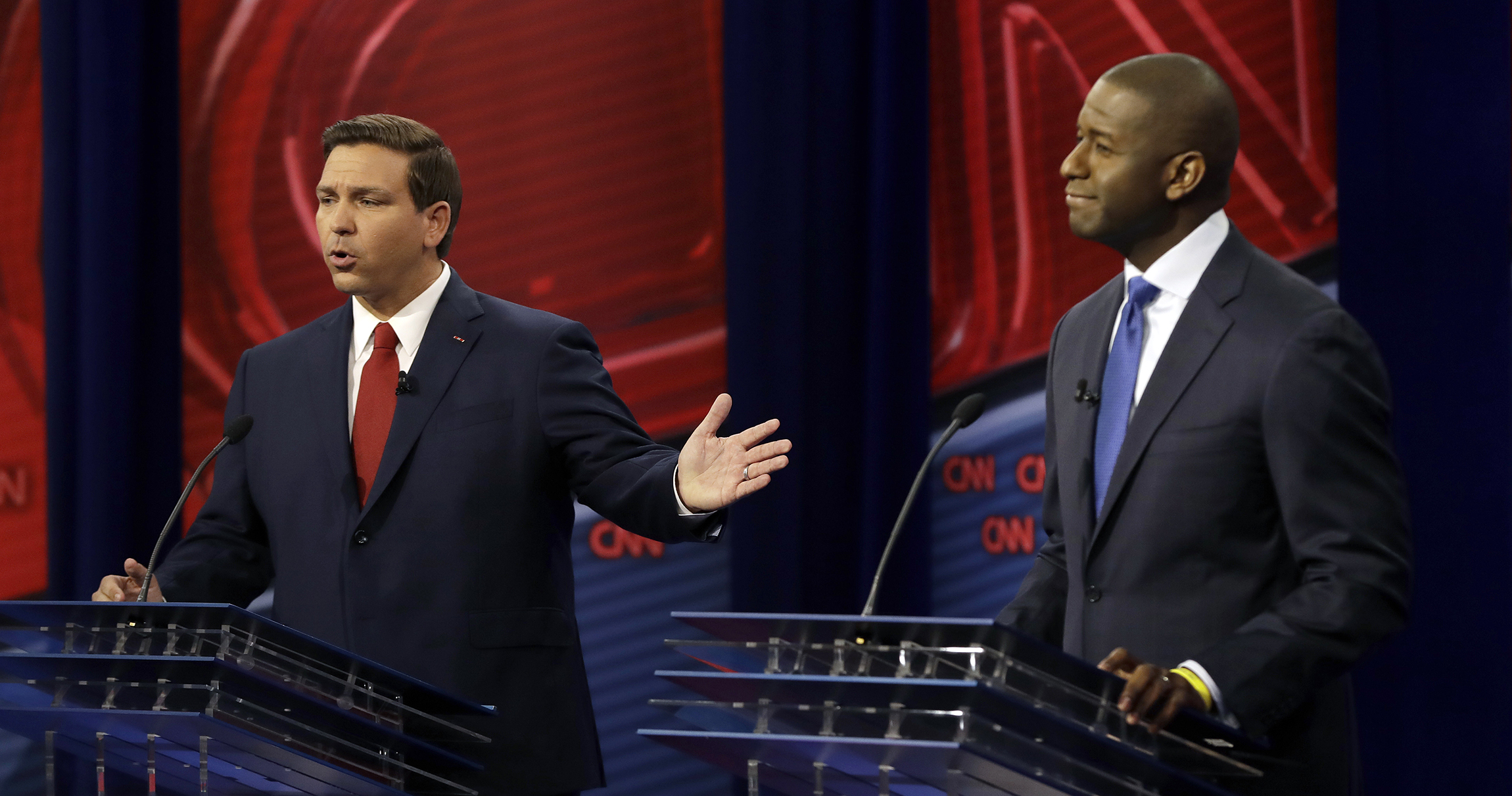 Accusations of corruption, racism fly at Florida governor debate