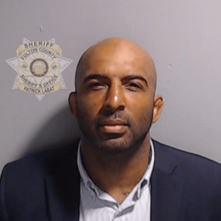 Mug shot of Harrison Floyd, co-defendant in Georgia election interference case.