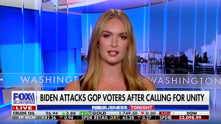 WATCH: Kaylee McGhee White says Biden betrayed promise to unite country