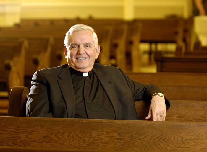 Everybody loved Lucey: Jesuit college leader never stopped being a pastor