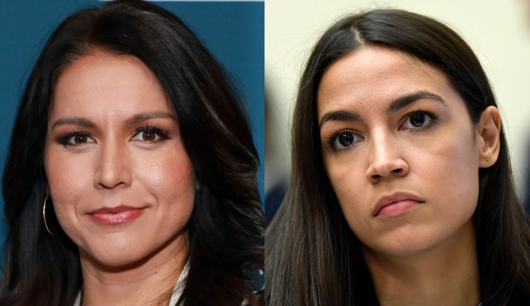 Tulsi Gabbard, Alexandria Ocasio-Cortez.