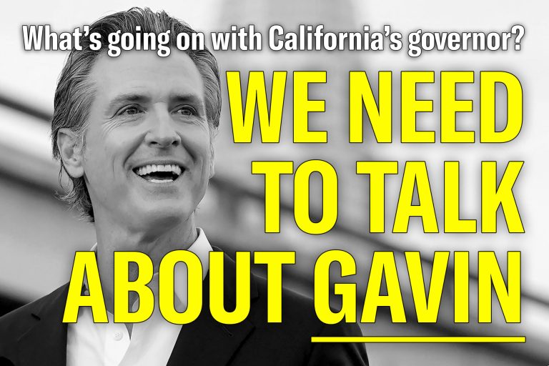 We need to talk about Gavin Newsom