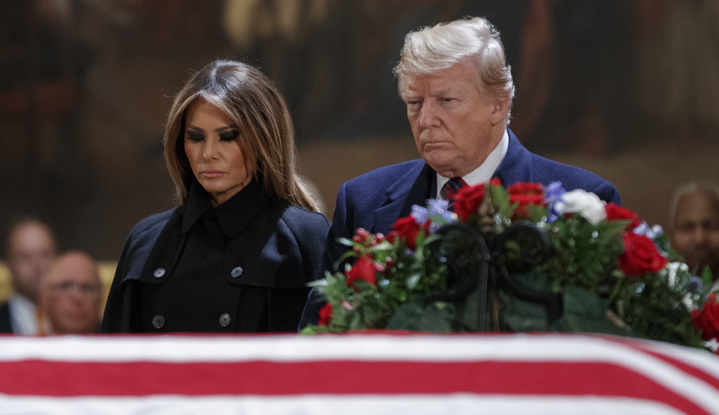George H.W. Bush hospitalized in Maine