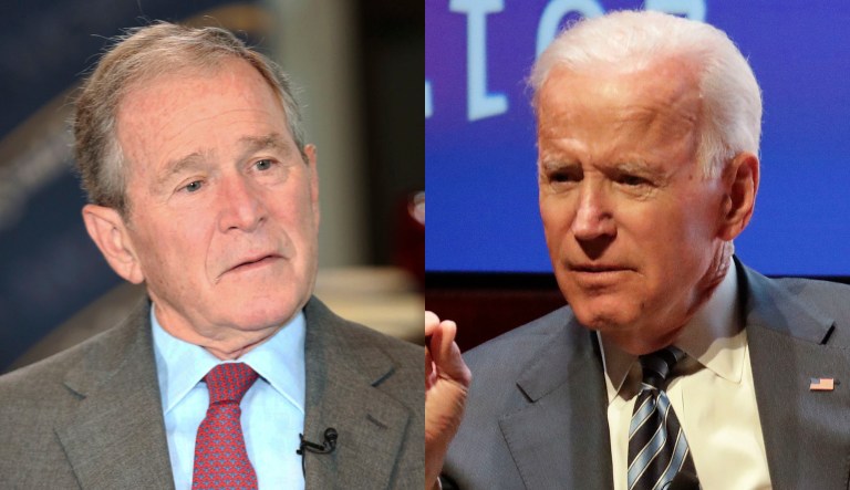 George W. Bush and Joe Biden