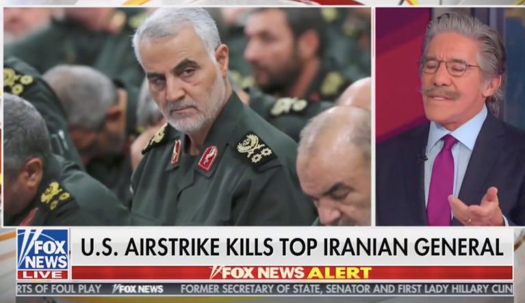 Geraldo Rivera appearance on Fox & Friends on 1/3/2020