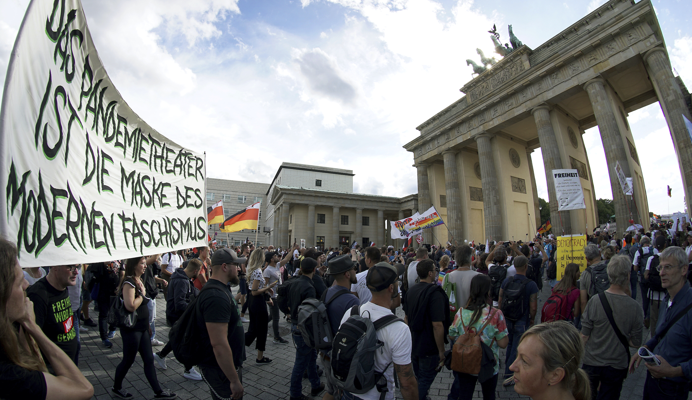 Hundreds arrested at German protest against coronavirus prevention measures