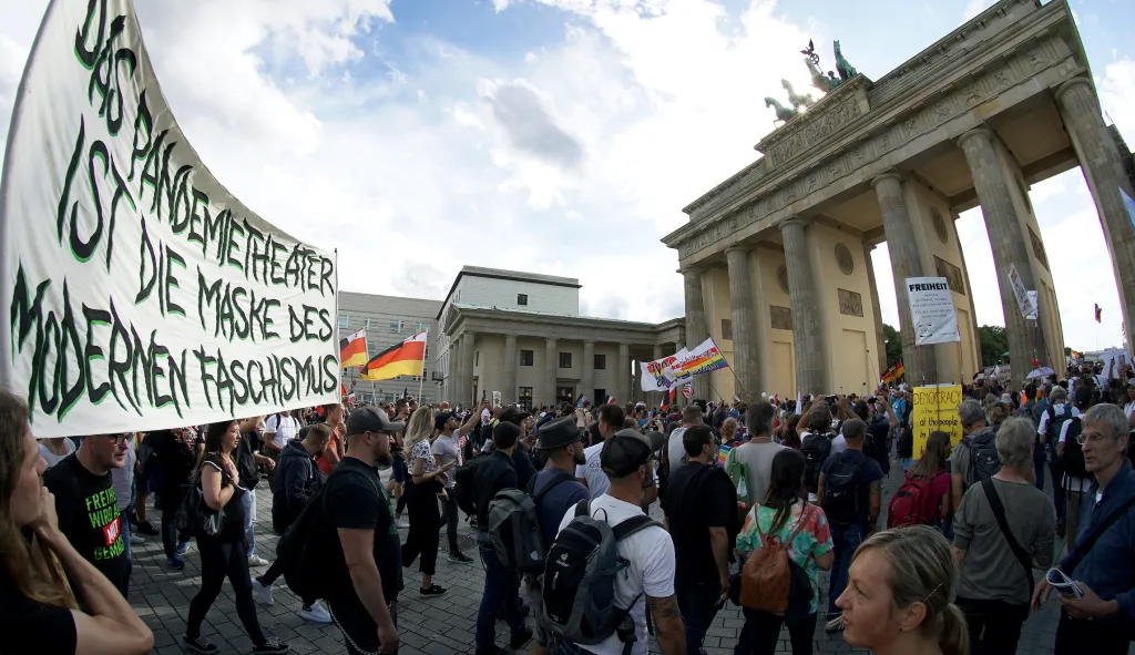 Hundreds arrested at German protest against coronavirus prevention measures