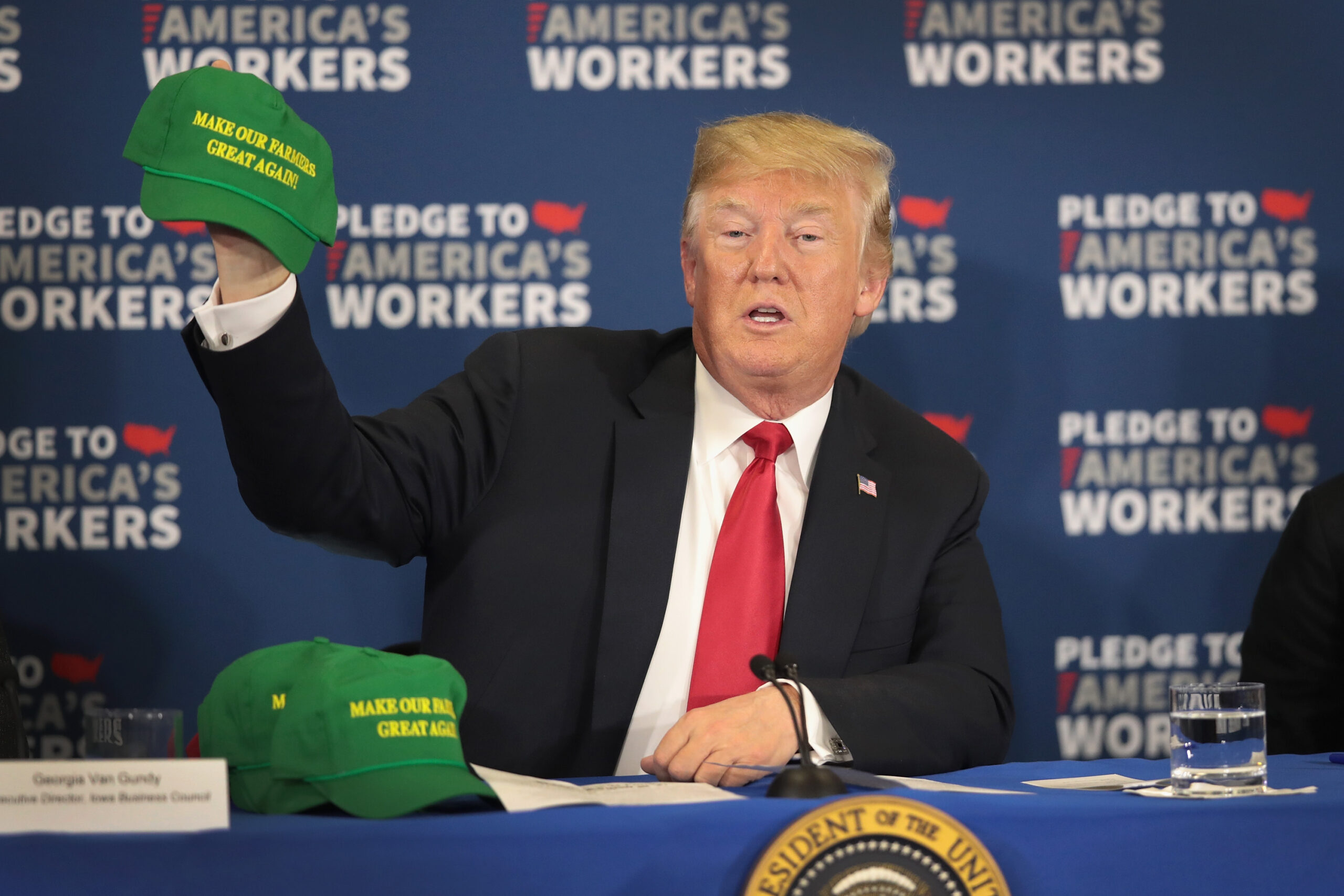 President Trump, Soy Salesman