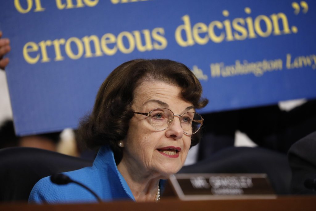 Feinstein Overstates Deaths From Illegal Abortion in Kavanaugh Questioning