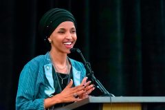 Fact Check:  Ilhan Omar Did Not Suggest ‘All White Men Should Be Put in Chains’