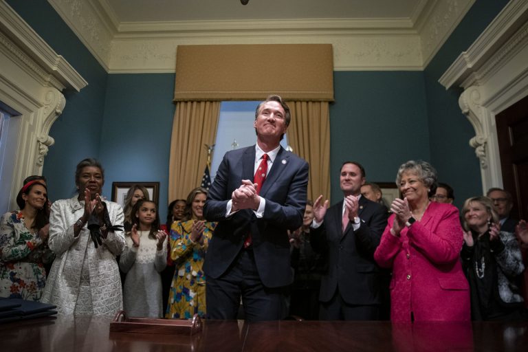 ‘A new and better day’: Glenn Youngkin offers sunny outlook in inaugural remarks as Virginia governor
