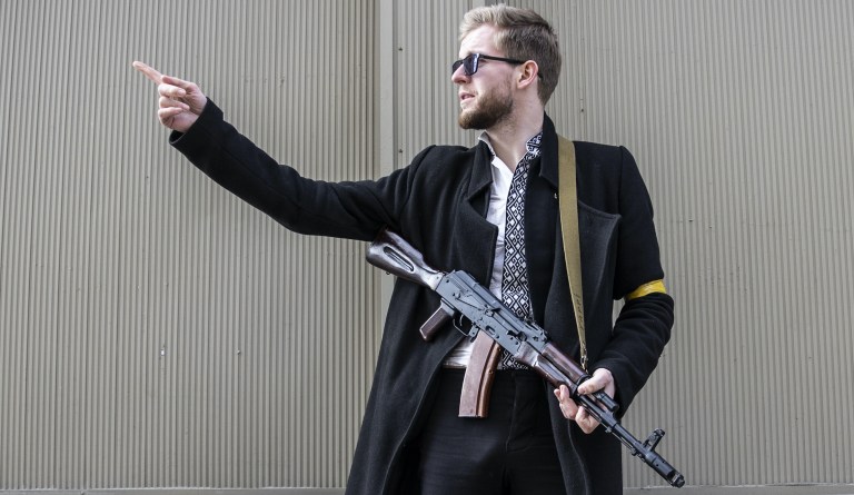 ‘I’m a rudimentary soldier at best’: Ukrainian parliament member takes up arms