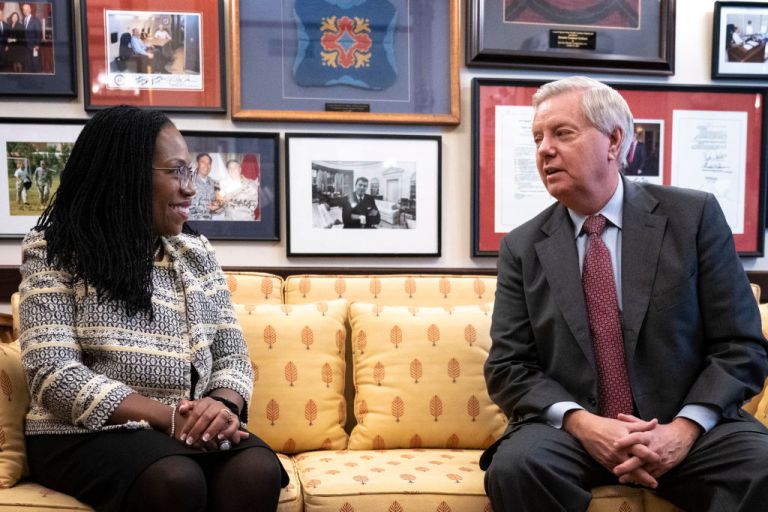 Graham meets Jackson, whom he backed in the past, ahead of confirmation hearing