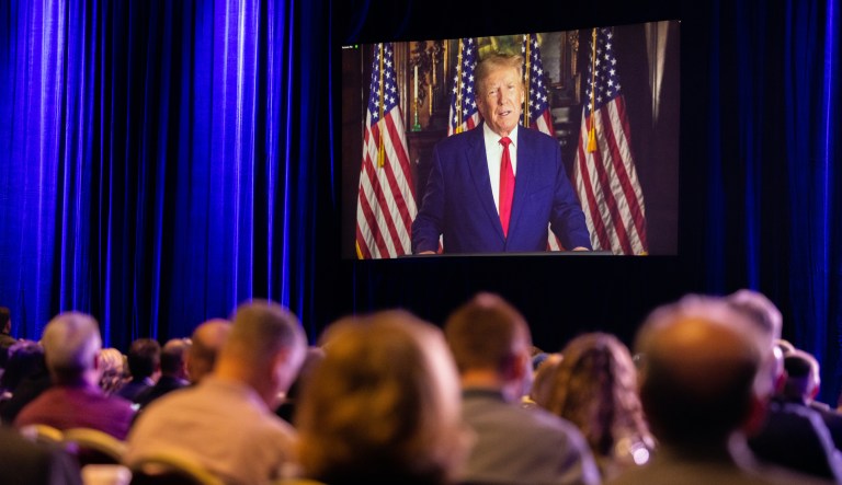 Cracks in Trump’s command of GOP evident as Republicans gather to debate party’s future