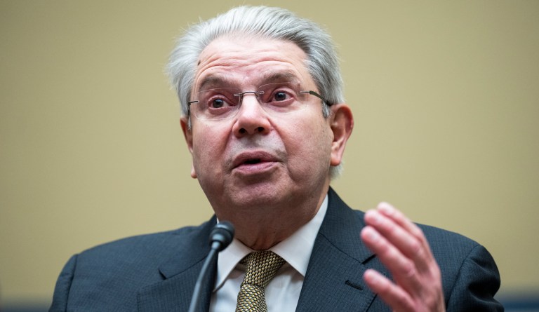 Gene L. Dodaro, U.S. comptroller general, testifies during the House Oversight and Accountability Committee hearing titled Federal Pandemic Spending: A Prescription for Waste, Fraud and Abuse, in Rayburn Building on Wednesday, February 1, 2023.