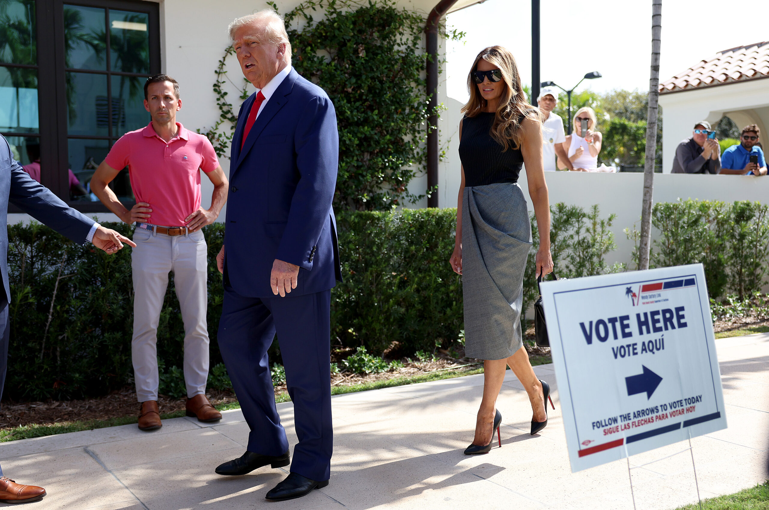 Former President Donald Trump Votes In Midterm Elections