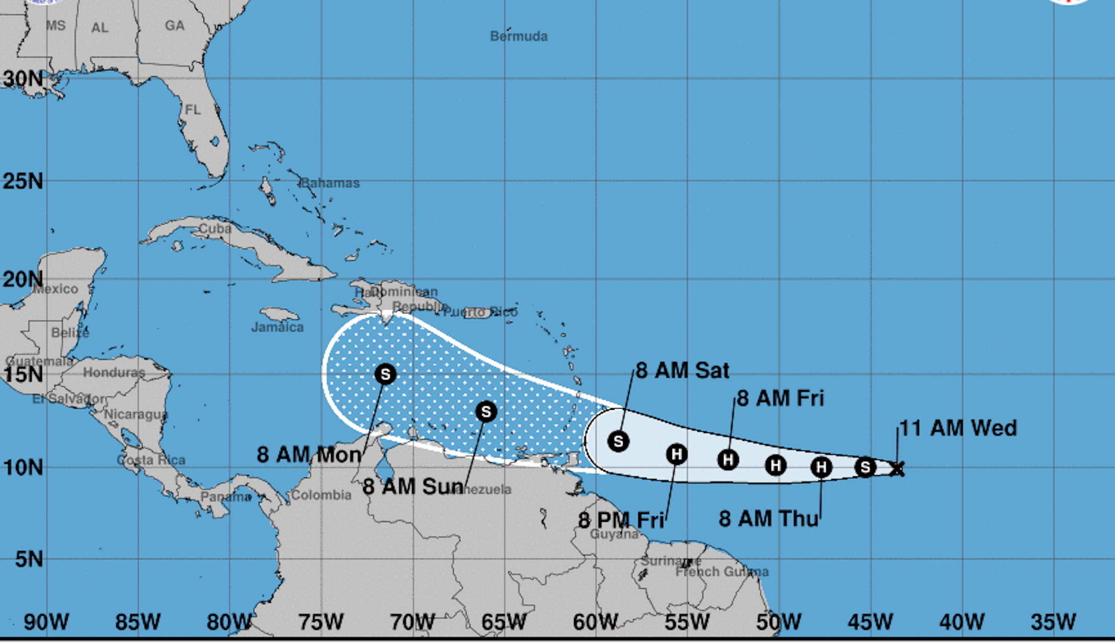 2020 Atlantic hurricane season breaks another record with earliest ever ‘G’ storm