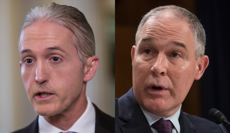 Trey Gowdy and Scott Pruitt.