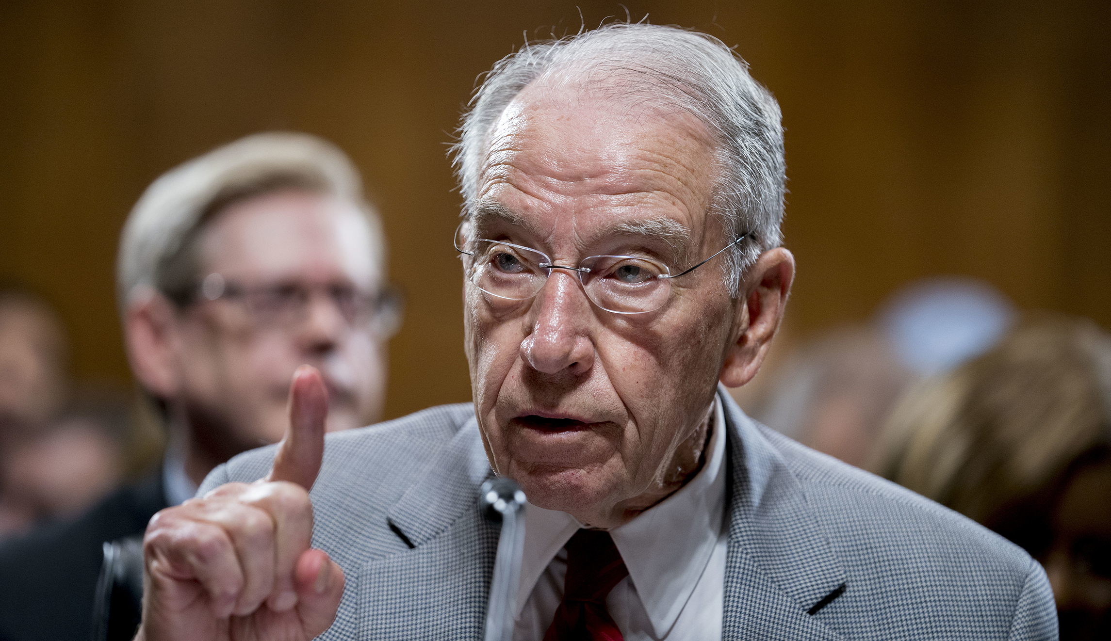Grassley tells Democrats he will press ahead on Trump’s judges