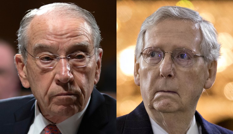 Chuck Grassley and Mitch McConnell.