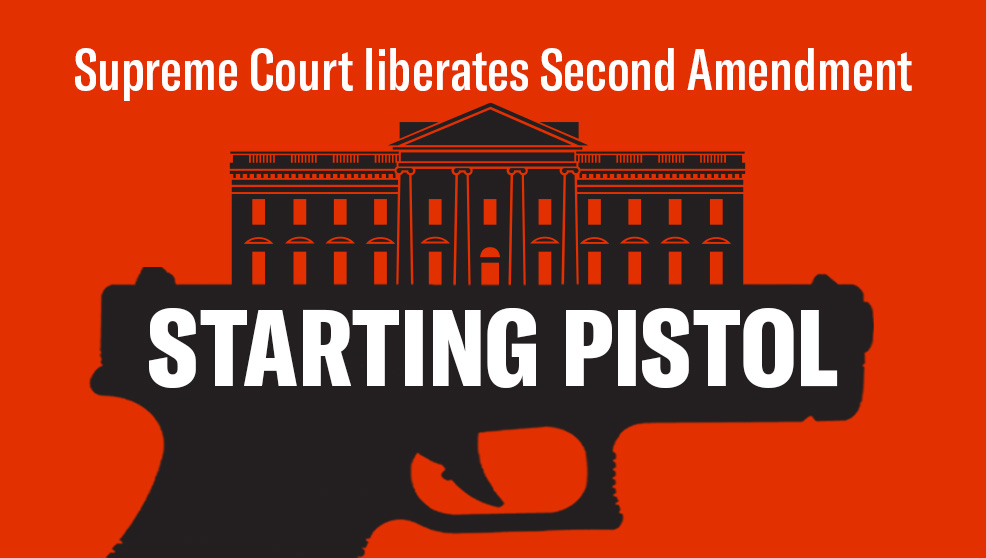 Starting pistol: ‘Tidal wave’ of gun laws struck down a year after Supreme Court Bruen ruling