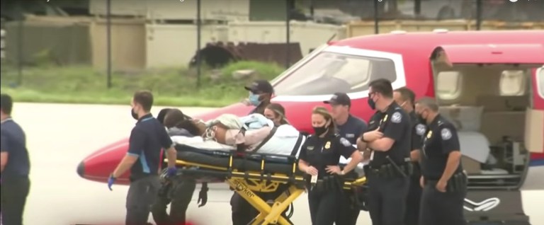 Haitian first lady arrives in Florida for treatment on multiple gunshot wounds
