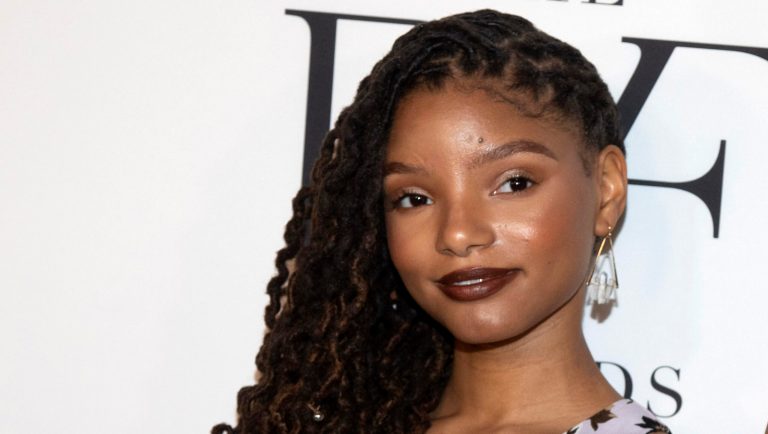 Halle Bailey, left, and Chloe Bailey, right, attend the 10th annual DVF Awards at the Brooklyn Museum on Thursday, April 11, 2019, in New York. 