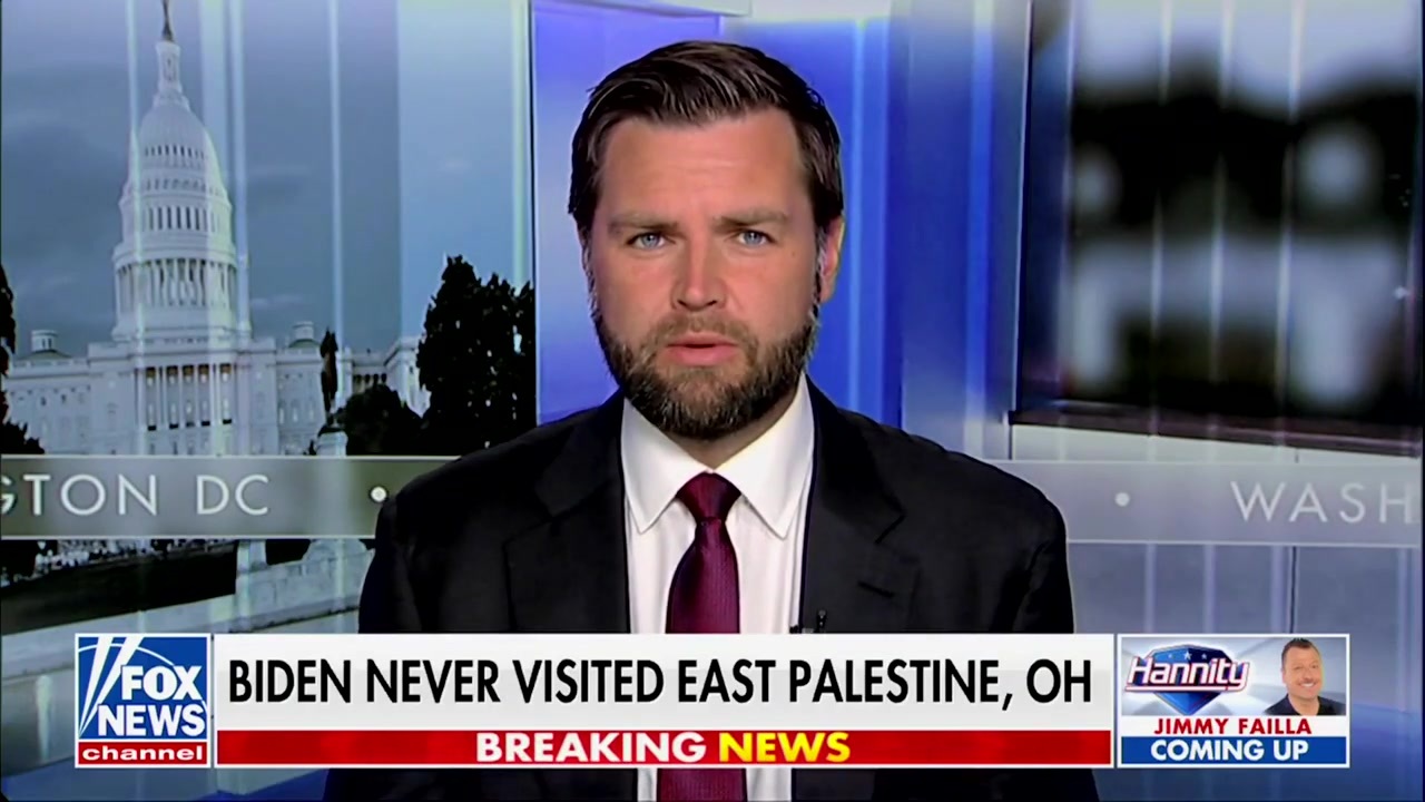 Vance says East Palestine residents feel ‘abandoned and forgotten’ as Biden still hasn’t visited