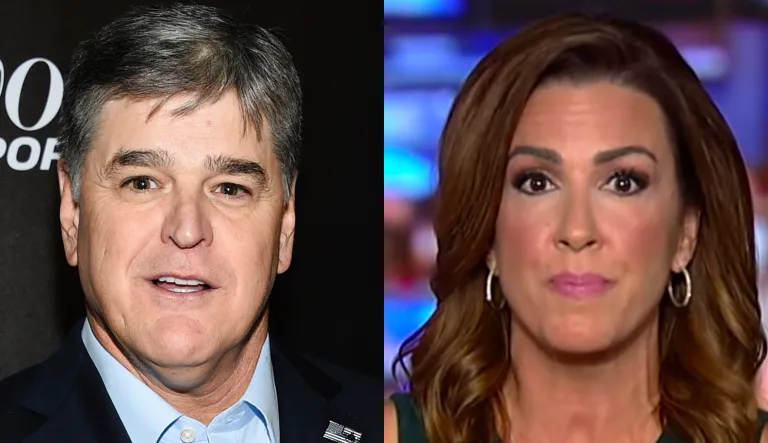 Sean Hannity and Sara Carter