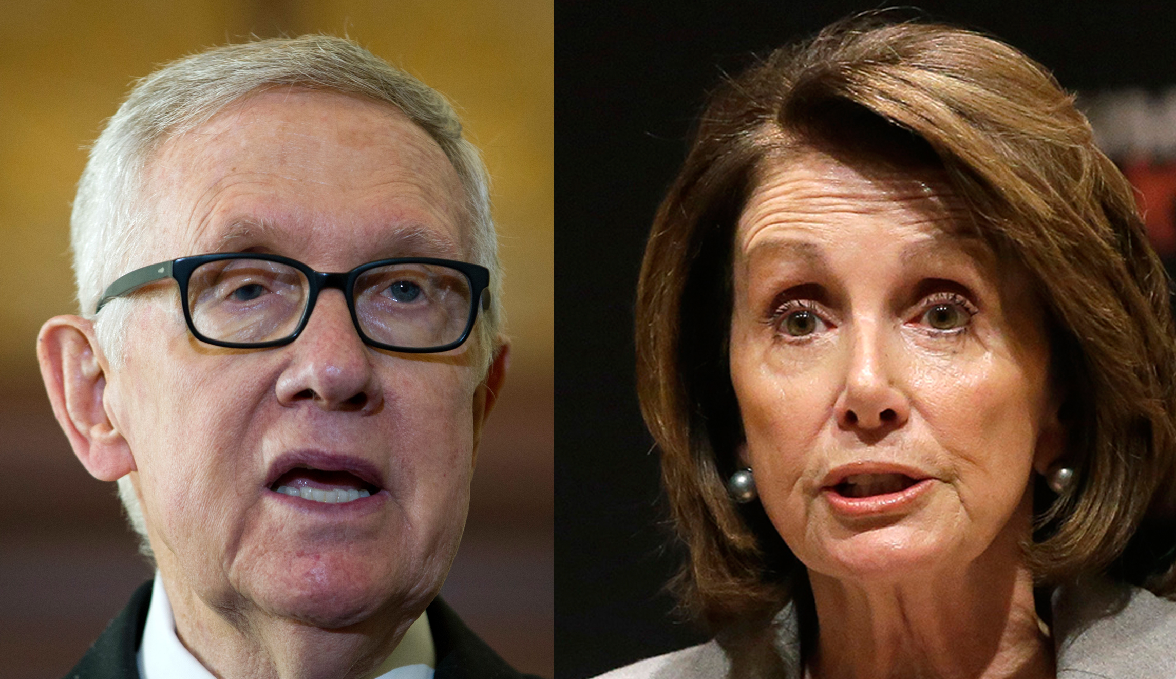 Nancy Pelosi and Harry Reid tell Democrats to shut up about impeaching Trump